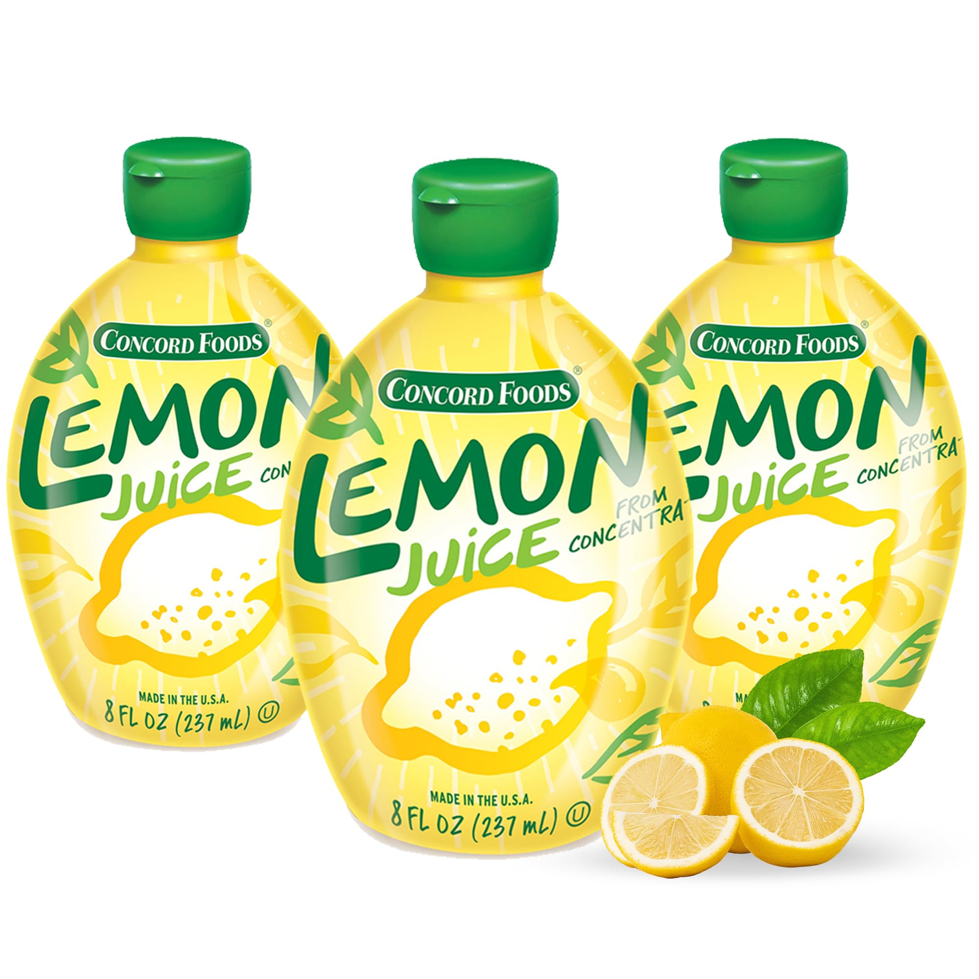 LEMONBottle 10ml 3本セット Amazon.com: Concord Foods Lemon Juice from Concentrate, 3 Bottles